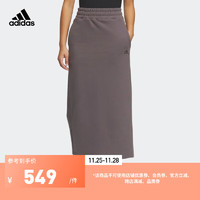 adidas阿迪达斯轻运动女装冬季运动半身裙子IM8855 炭灰 A/XS