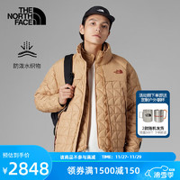 北面（The North Face）UE先锋系列棉服户外保暖防泼水休闲轻量男秋冬|83PP I0J/卡其色 XL/180