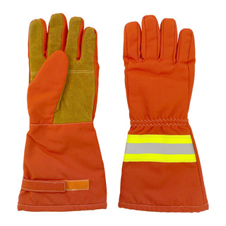 莱普特森林消防手套阻燃隔热手套防火耐磨消防员手套森林防护手套