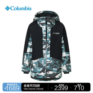 Columbia哥伦比亚户外男子钛金系列金点防水冲锋衣滑雪服WE8853 346 XL(185/104A)