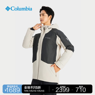 Columbia哥伦比亚户外男子钛金系列金点防水冲锋衣滑雪服WE8853 278 XXL(190/104A)