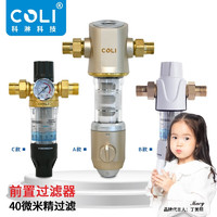 COLI 科淋 中央前置过滤器反冲洗 316/304不绣钢滤网 A款