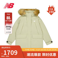 NEW BALANCE 23年女款秋冬款运动休闲保暖鸭绒户外羽绒服AWJ34305 FUG XS 