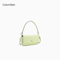 卡尔文·克莱恩 Calvin Klein 女包24春季新款时尚小众翻盖可拆卸肩带单肩斜挎腋下包DH3507 342-海沫绿 OS