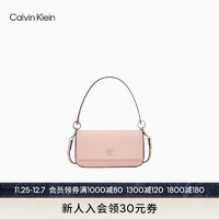 卡尔文·克莱恩 Calvin Klein 女包24春季时尚小众翻盖可拆卸肩带单肩斜挎腋下包DH3507 665-藕荷粉 OS