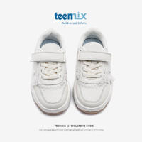 天美意（TEENMIX）天美意童鞋女童鞋子秋季宝宝板鞋防滑儿童运动鞋大童潮 白色 28码