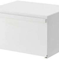 Yamazaki 山崎实业 面包盒 白色 约宽40×深34.5×高24厘米 tower 27升 大容量 4352