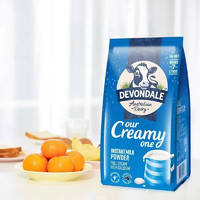 DEVONDALE 德运 澳洲进口 高钙全脂奶粉 1000g