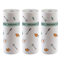 统豪 干湿两用懒人抹布 印花款 1卷