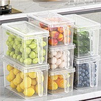 移动端：纳鸣 冰箱收纳盒食品级保鲜盒厨房密封盒蔬菜水果冷冻盒 冰箱收纳盒5L