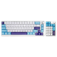 KZZI 珂芝 K68Pro+K20 三模机械键盘 67键 碧蓝海 相聚轴