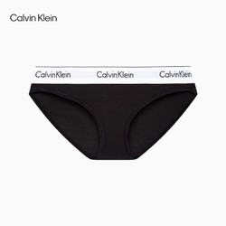 Calvin Klein内衣女士提花性感比基尼内裤F3787AD 001-太空黑 S