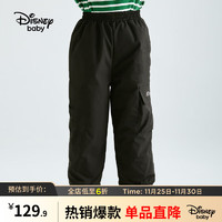 Disney 迪士尼 童装儿童羽绒裤2023冬季新款时尚百搭卡通保暖裤子