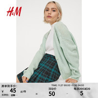 H&M 女裝半身裙秋季學院風百褶裙