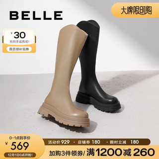 BeLLE 百丽 显瘦长筒靴女 A1V1DDG3