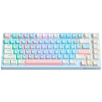 ONIKUMA G52 82键 有线机械键盘 布莉猫 茶轴 RGB