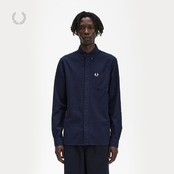 FRED PERRY 佛莱德·派瑞 男士长袖衬衫休闲优质纯棉刺绣上衣M5516