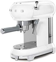 Smeg 斯麦格 ECF01WHEU 全自动咖啡机 意式咖啡机 带有热块加热系统，可制备
