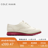 COLE HAAN 歌涵 colehaan/歌涵 女鞋牛津鞋 春夏英伦风休闲皮鞋W24361 白色-W24361 36