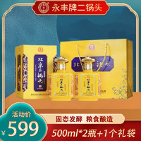 YONGFENG 永丰牌 北京二锅头 清香型白酒  500mL*2瓶