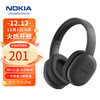 诺基亚（NOKIA）E1300头戴式蓝牙耳机低音强劲真无线长续航高音质音乐运动游戏耳麦 黑色