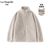 La Chapelle City 拉夏贝尔 女士加绒加厚摇粒绒上衣外套