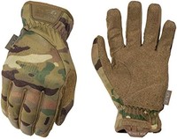 MECHANIX WEAR 超级技师 MultiCam FastFit 战术工作手套 - 可触摸，贴合高灵巧（小号，MultiCam）