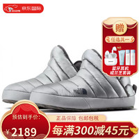 北面 女雪地靴短靴冬季短靴布面B3973 HIGH RISE GREY/ZINC GREY 5