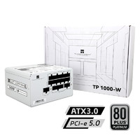 利民Thermalright 额定1000W TR-TP1000-W ATX3.0电源 白金全模组电源 原生PCIE5.0 全日系电解电容 白金电源