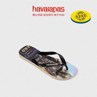 havaianas哈唯纳星球大战Top Baby Yoda平底夹脚拖海边可外穿 0121-米色 41/42巴西码