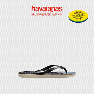 havaianas哈唯纳星球大战Top Baby Yoda平底夹脚拖海边可外穿 0121-米色 41/42巴西码