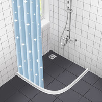 FOOJO 富居 挡水条 浴室隔水阻水条 厨房台面防水条 白色2米