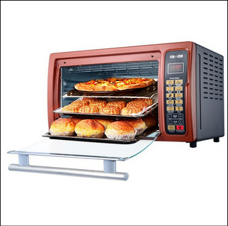 格兰仕K5电烤箱家用多功能烘焙 升级光波电脑版旋转叉