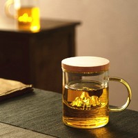 Le Bronte 朗特乐 高硼硅玻璃茶水分离三件式 观山杯300ml