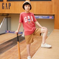 Gap男童透气活力亮色运动短裤842944儿童装沙滩裤