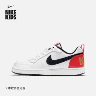 Nike耐克男童COURT BOROUGH LOW大童运动童鞋冬季低帮DD8495