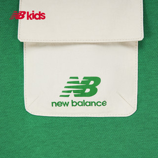 New Balance nb童装4~14岁男女儿童创意口袋装饰透气圆领卫衣