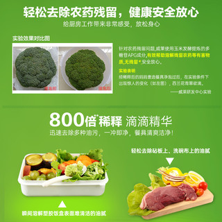 La壹选食品级洗洁精小瓶家用护手餐具净蔬果餐具洗涤剂800g