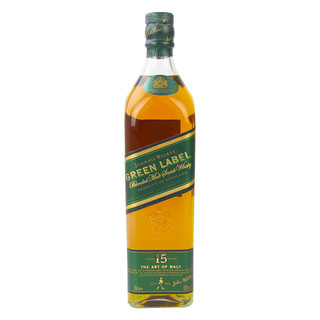 尊尼获加（JOHNNIE WALKER）绿牌15年 旧款老包装酒2012年产 珍藏版 苏格兰 威士忌 700ml
