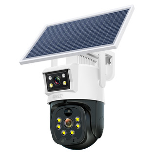 警视卫 太阳能监控器360度无死角手机远程无需网络家用室外夜视4G摄像头