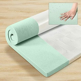 ZINUS 际诺思 床垫 衬垫 厚5厘米 小双人床 Green Tea 褥子 床垫垫 低反弹 稍硬 * 防臭 吸湿性