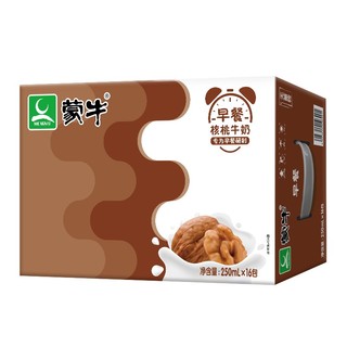 蒙牛-早餐奶整箱250ml*16盒儿童营养早餐牛奶 【核桃味】