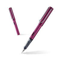 LAMY 凌美 钢笔AL-star恒星系列紫红色办公文具签字笔单只德国F0.7mm