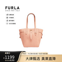 FURLA 芙拉 NET系列女士手提包 Pesca 粉色