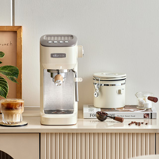 Bear 小熊 意式咖啡机家用小型半全自动蒸汽打奶泡一体机办公室煮咖啡壶
