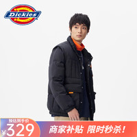 dickies 羽绒服 多口袋基础款外套 男士厚外套 9460 黑色 XL