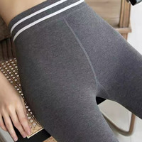 羊脂绒保暖裤高腰修身提臀裤瘦腿加绒连袜裤打底裤