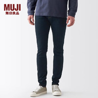 MUJI 無印良品 无印良品（MUJI）男式 棉弹力牛仔 紧身裤 AEA56A3S 裤子 长裤休闲裤 深藏青色 31inch(78.5cm)