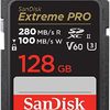 SanDisk 闪迪 至尊极速 SDXC UHS-II 存储卡 V60 128 GB（280 MB 秒、6K、4K UHD、U3、C10、Rescue PRO Deluxe）