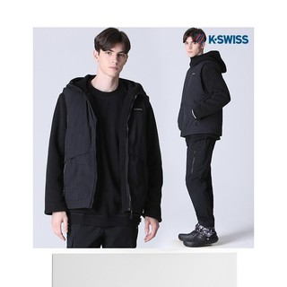 K·SWISS 韩国K SWISS盖世威羽绒服男款保暖舒适简约休闲时尚百搭个性